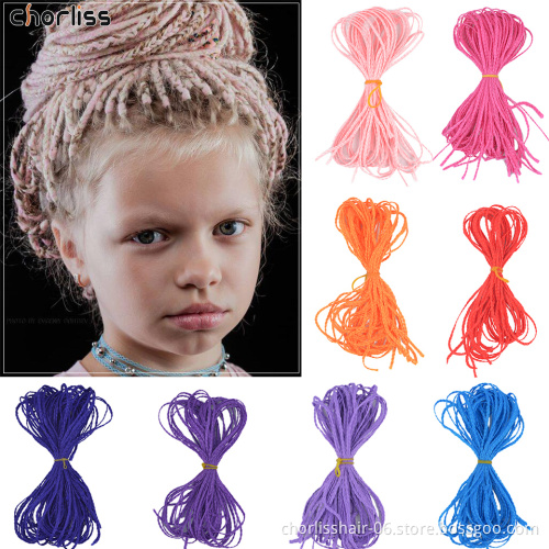 Wholesale Colorful 30 ''Long Straight Box Micro Zizi Braiding Hair Crochet Braids Heat Resistant Synthetic Hair Extension